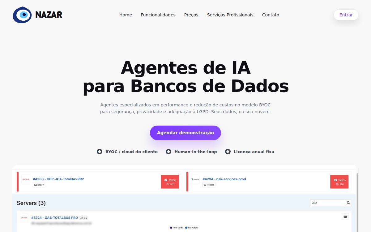 Nazar website preview