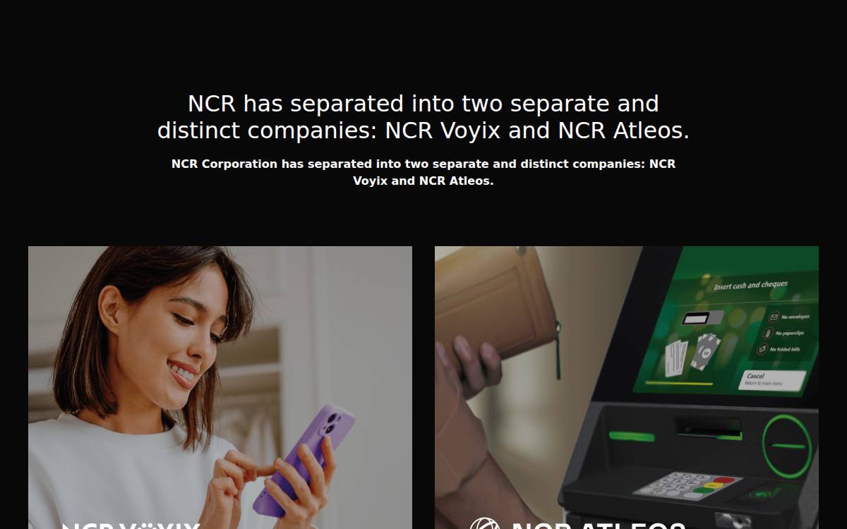 NCR website preview