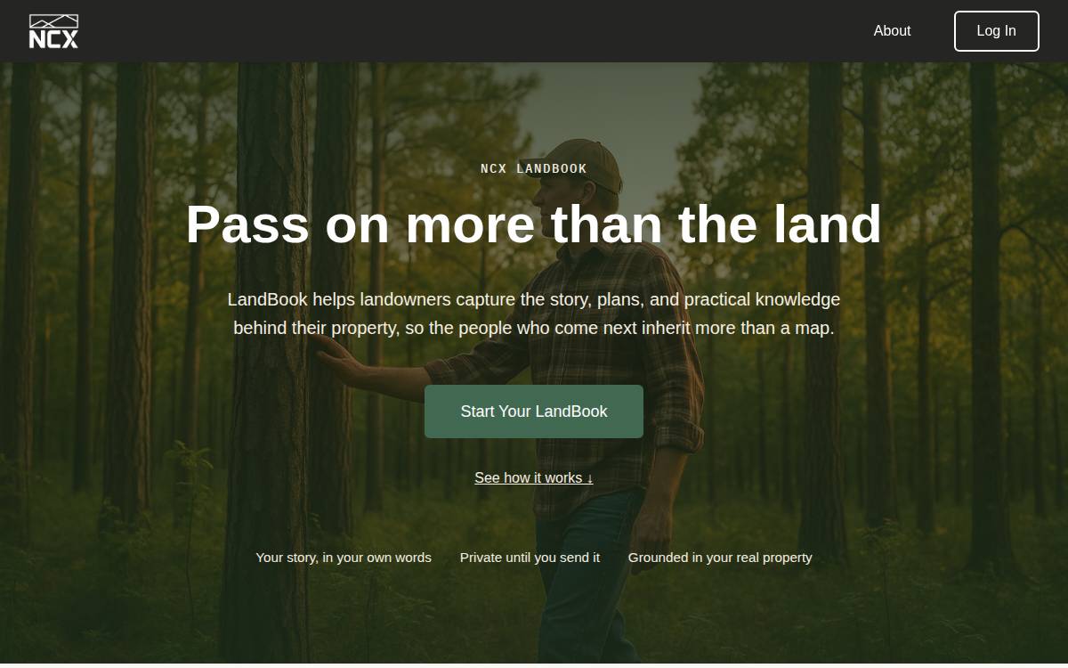NCX website preview