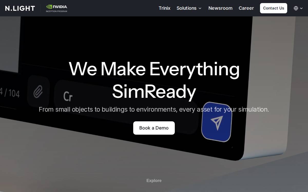 Ndotlight website preview