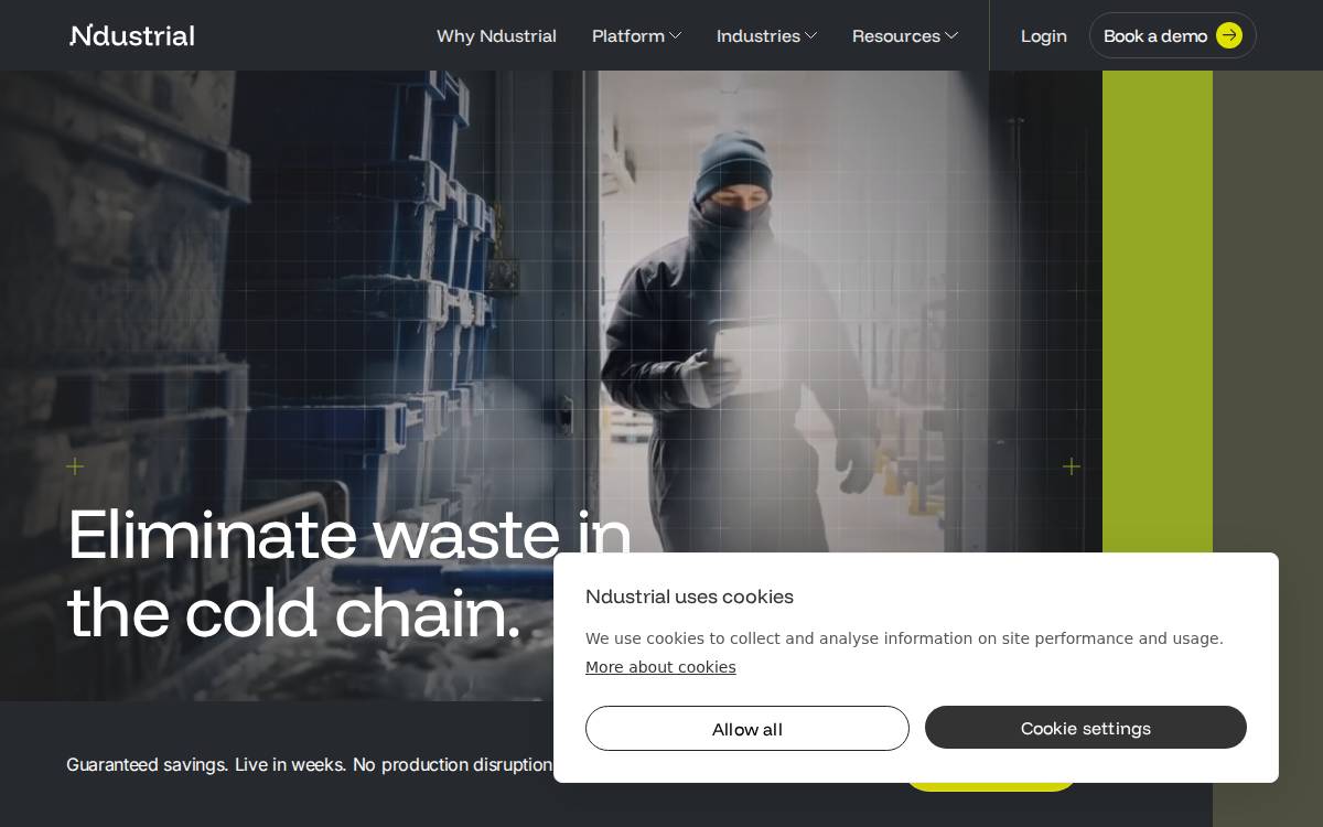 Ndustrial website preview