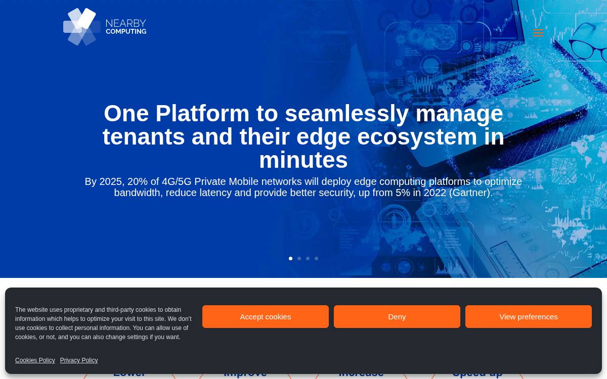 Nearby Computing website preview