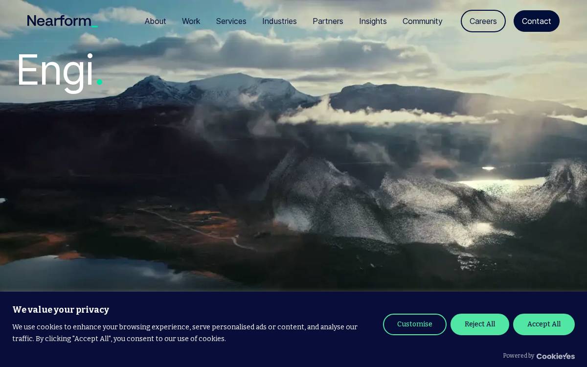 Nearform website preview