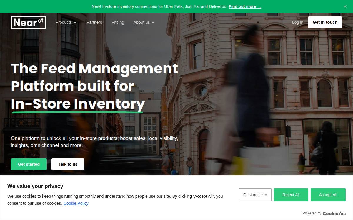 NearSt website preview
