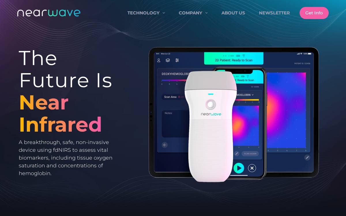 NearWave website preview