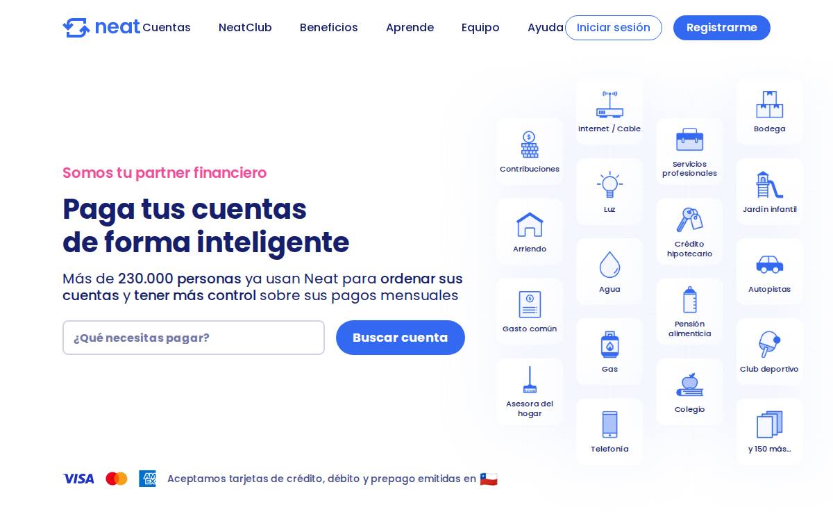 Neatpagos website preview