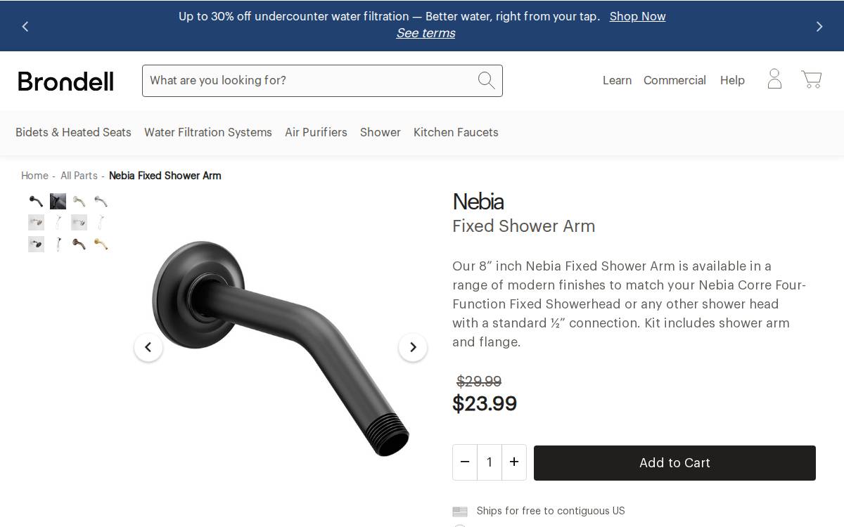 Nebia website preview