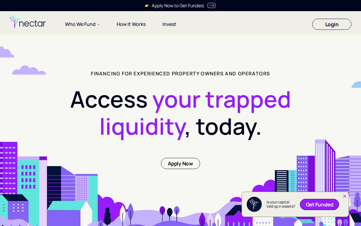 Nectar website preview