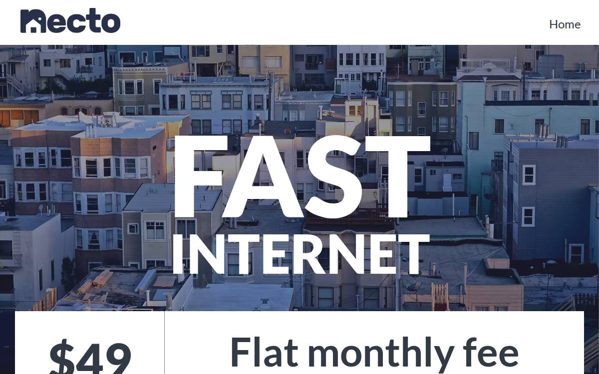 Necto website preview
