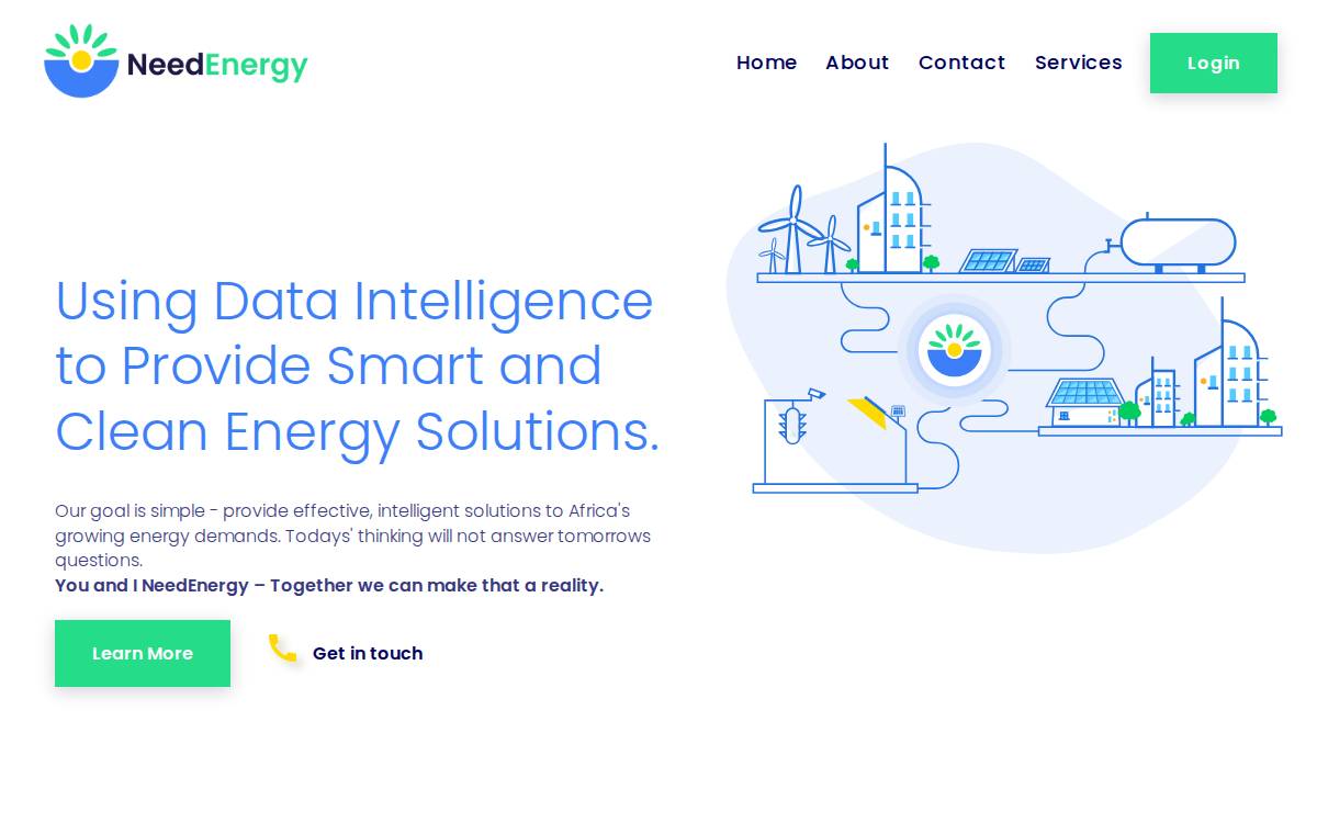 NeedEnergy website preview