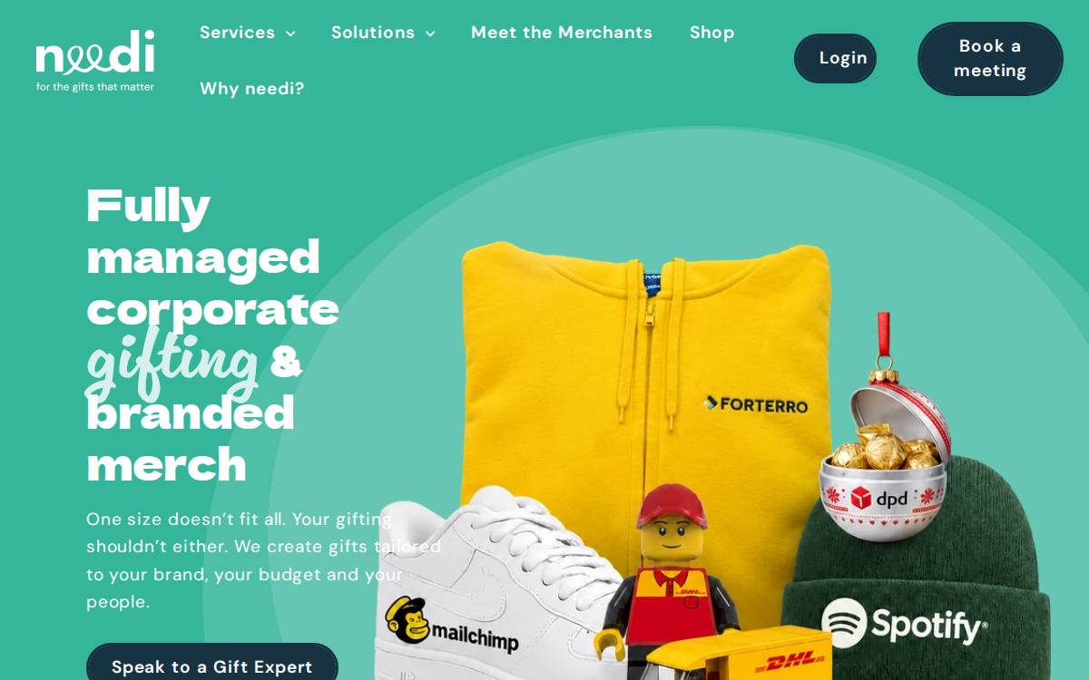 Needi website preview