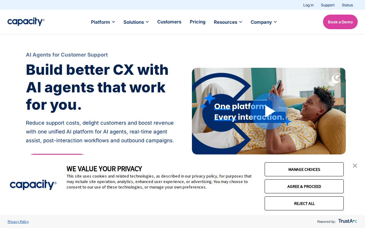 Needle website preview