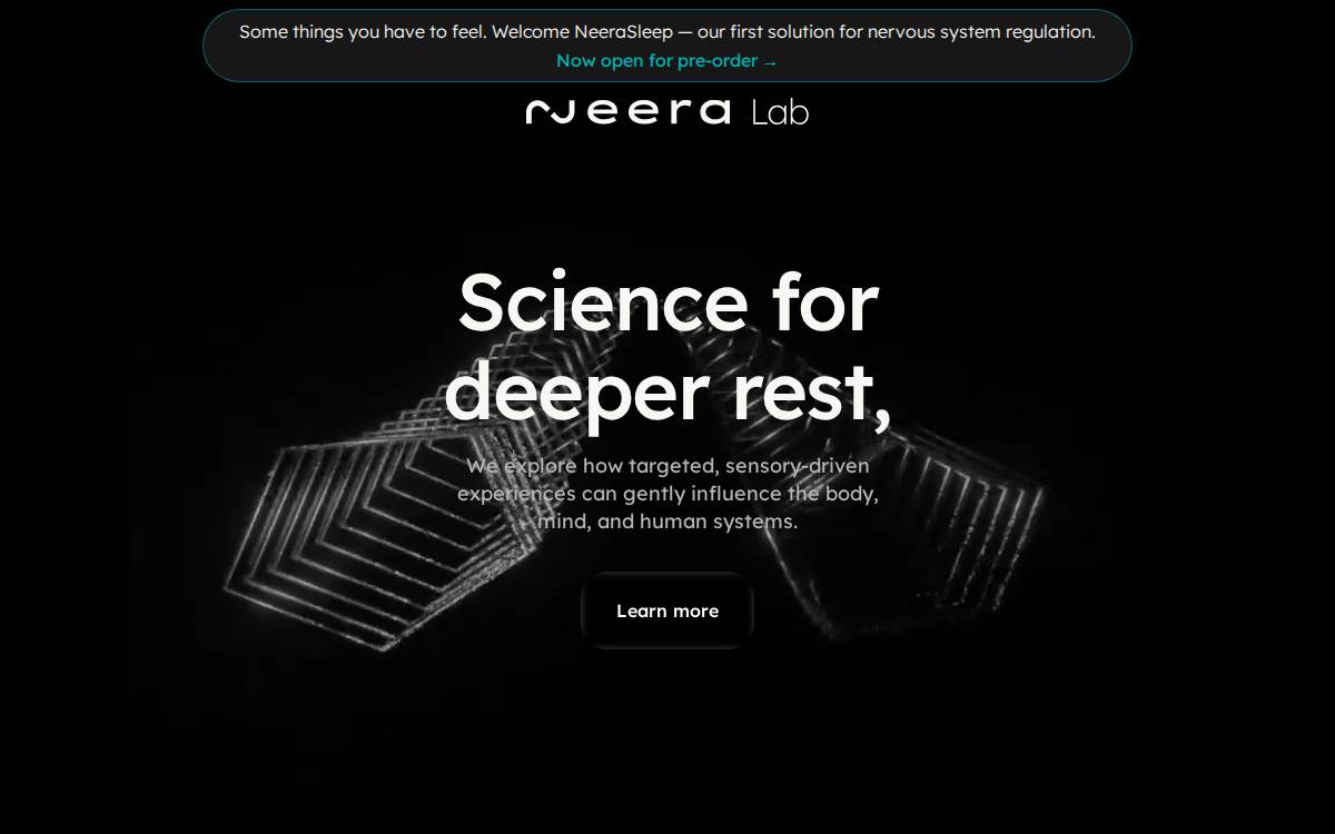Neera website preview