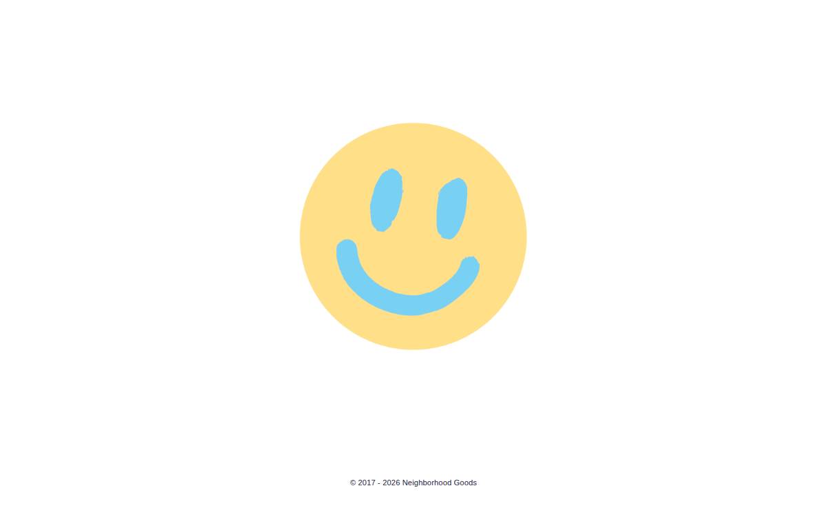 Neighborhood Goods website preview