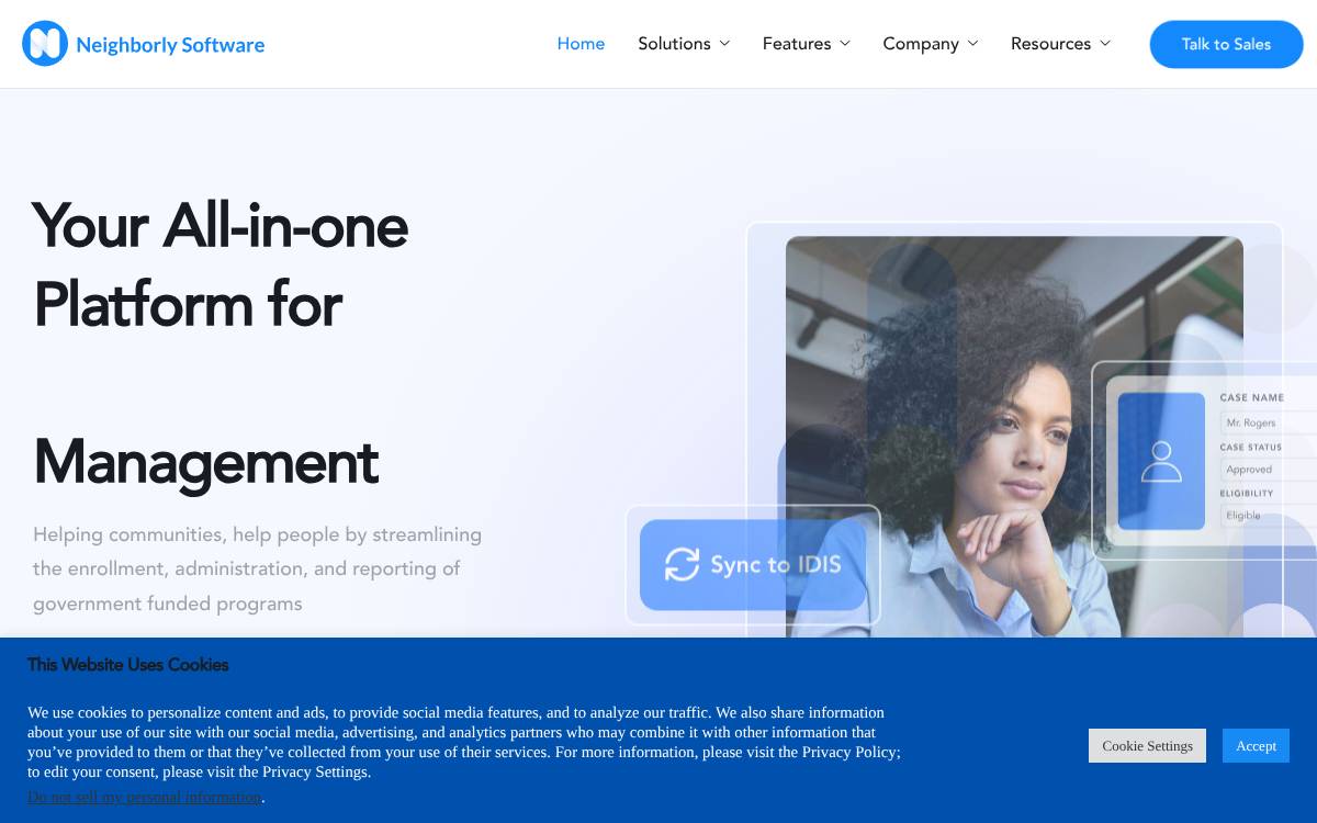 Neighborlysoftware website preview