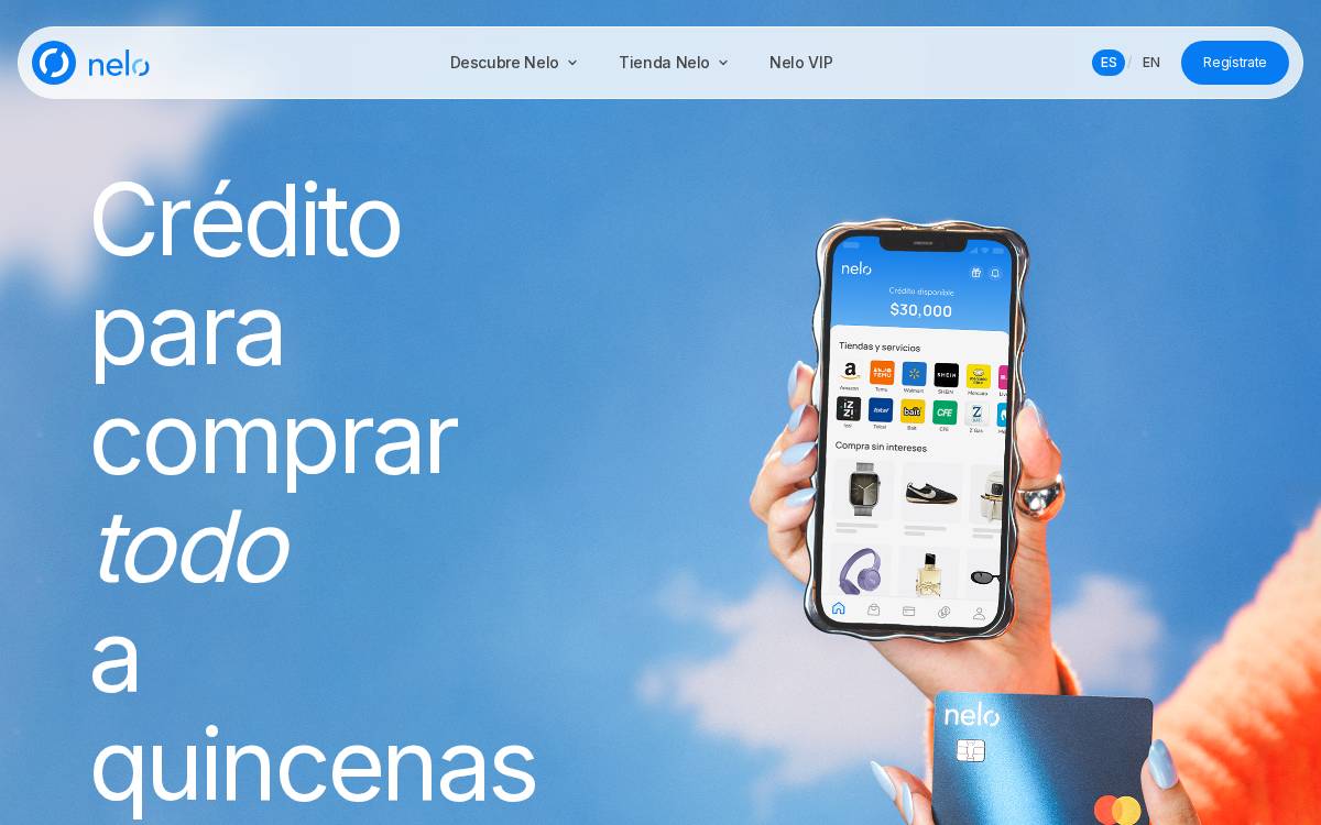 Nelo website preview
