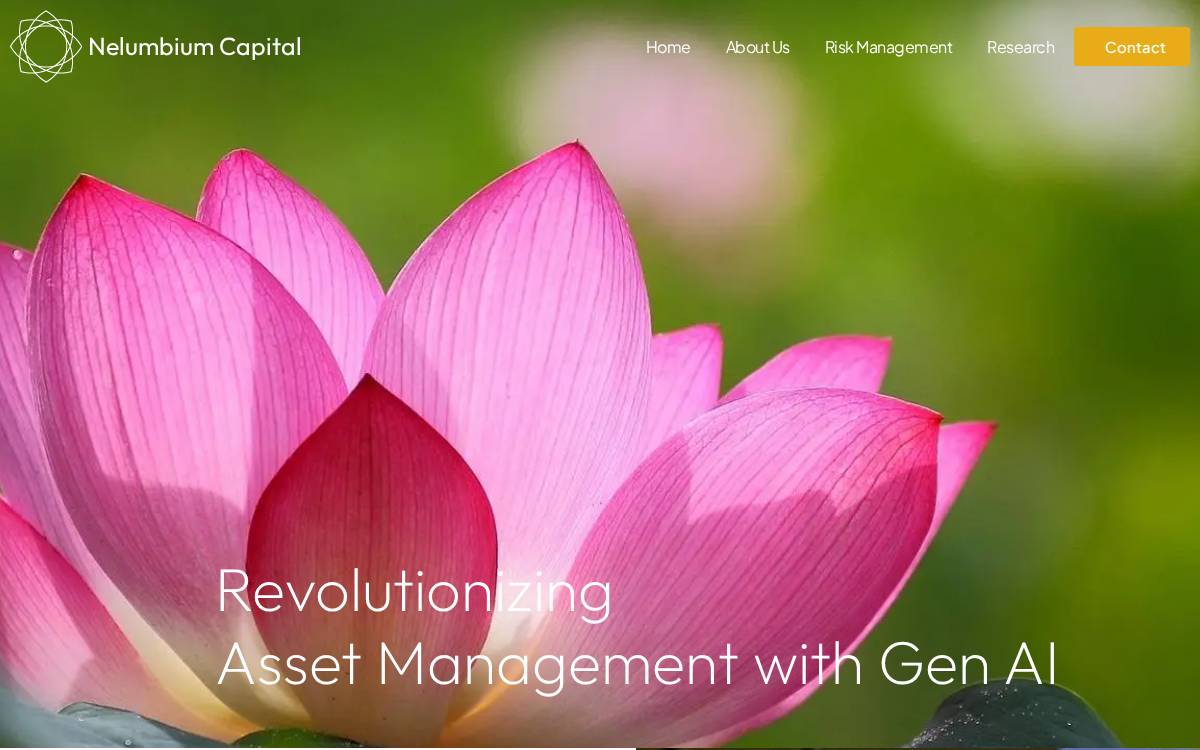 Nelumbium website preview