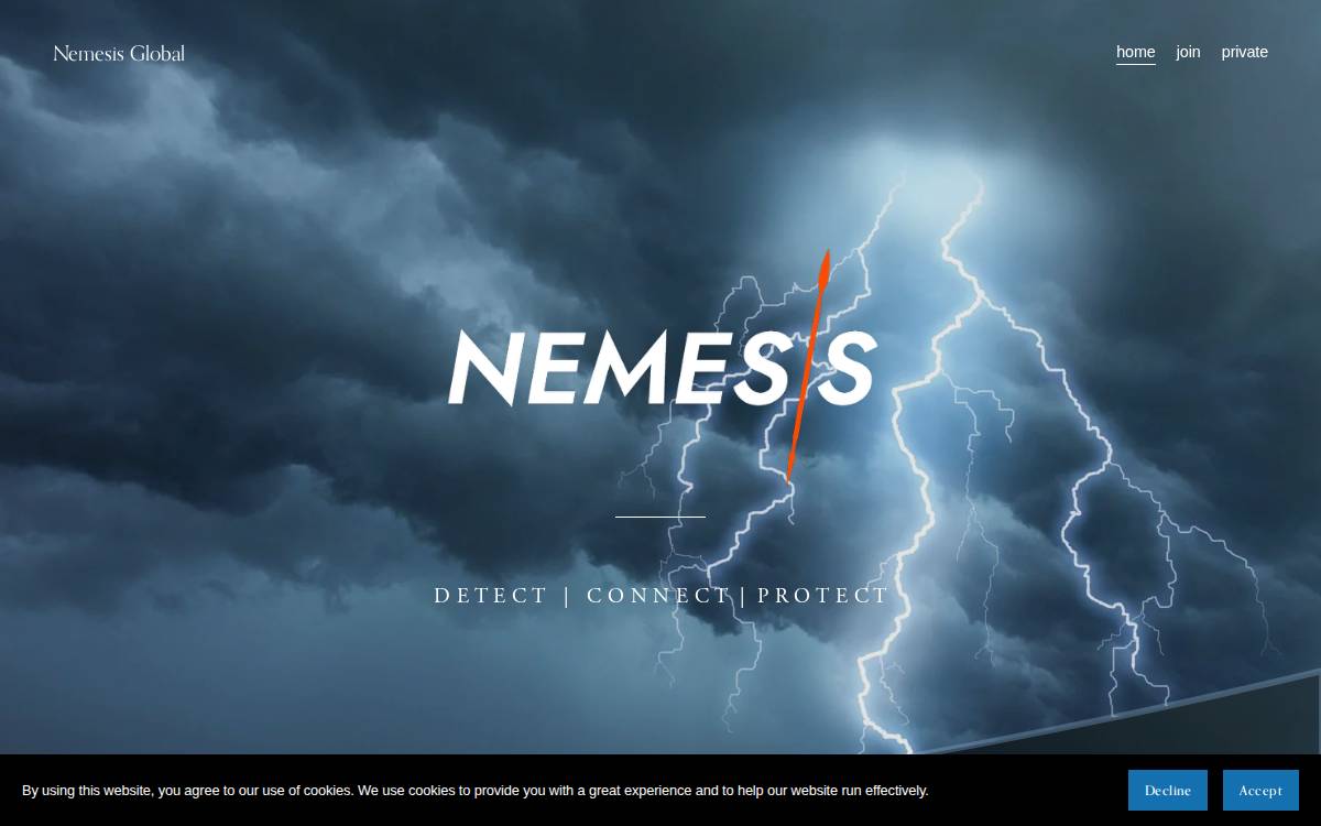 Nemesis Global website preview