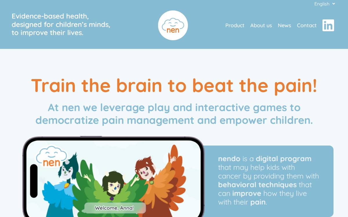 nen website preview