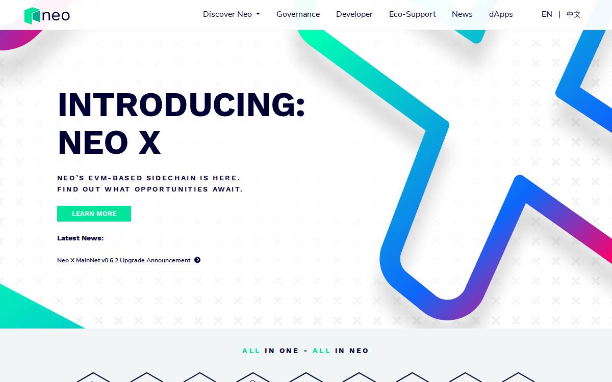 Neo website preview