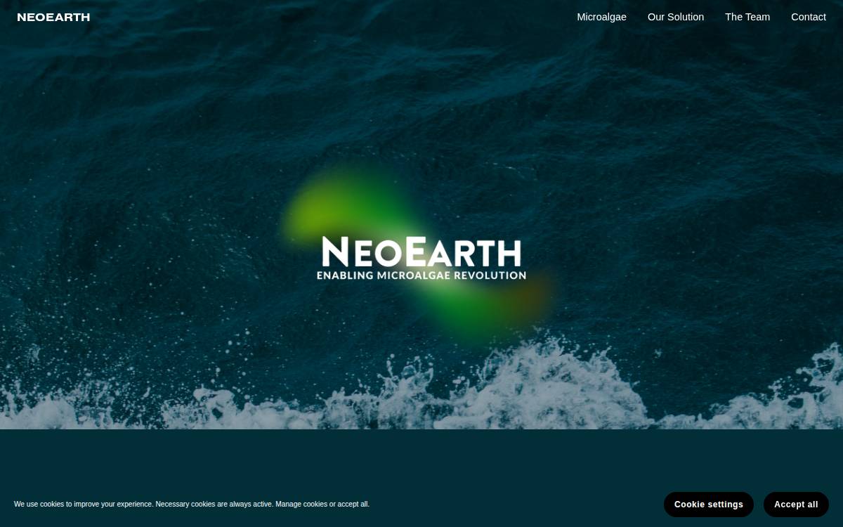 Neo Earth website preview