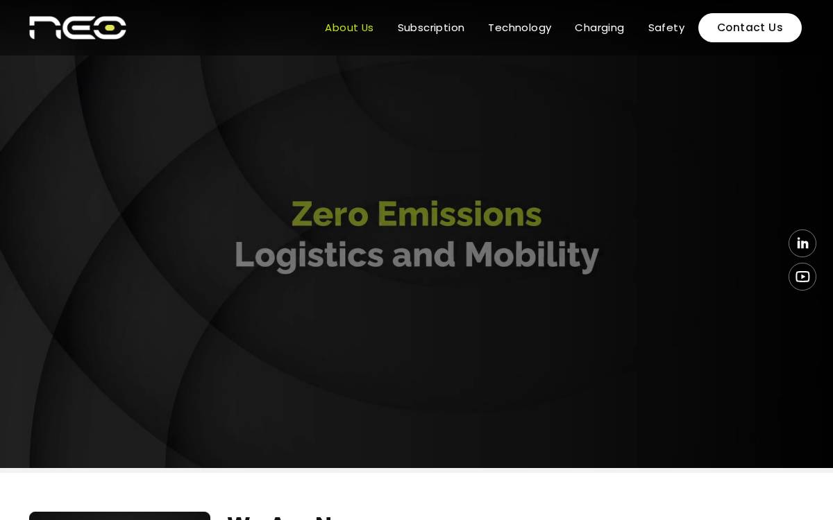 NEO TECH MOBILITY website preview