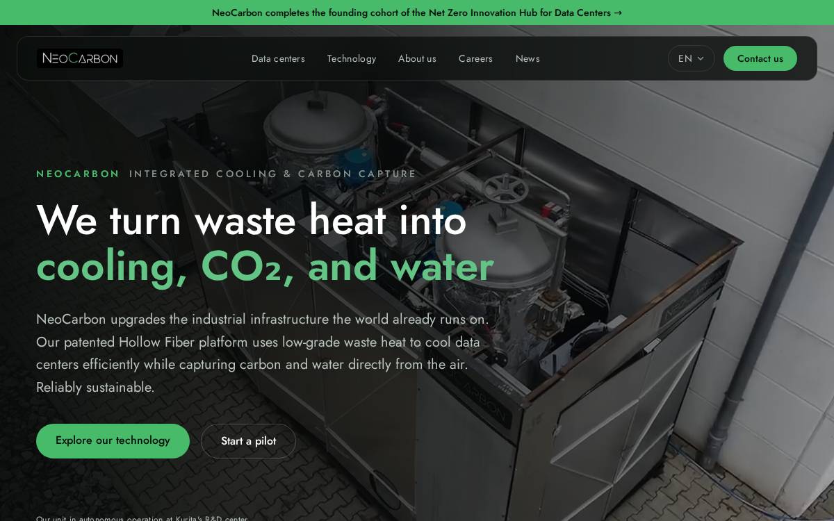 Neocarbon website preview
