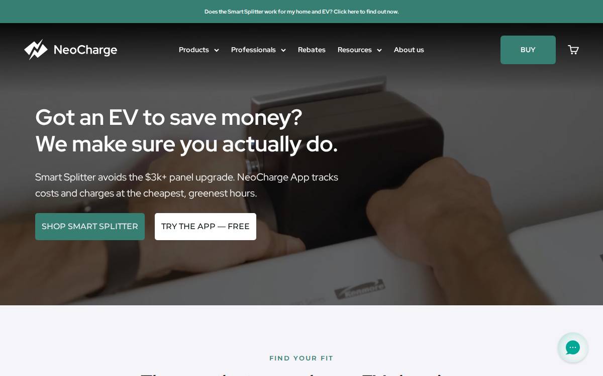NeoCharge website preview
