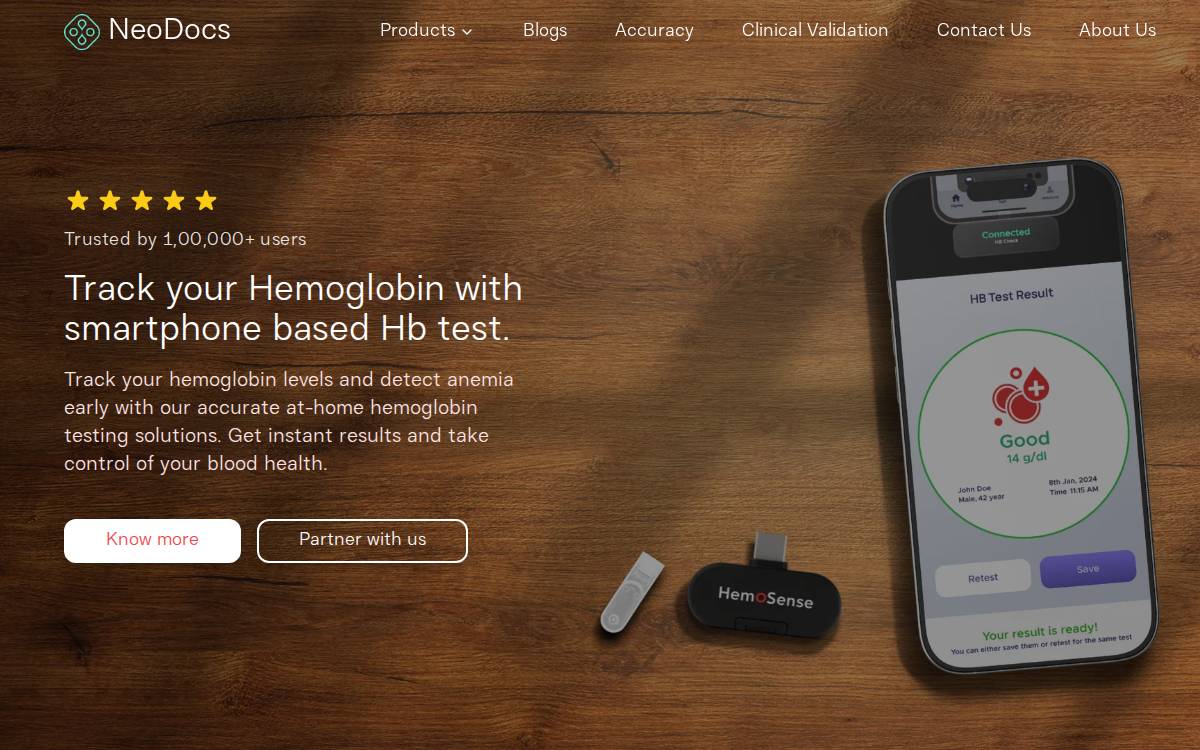 Neodocs website preview