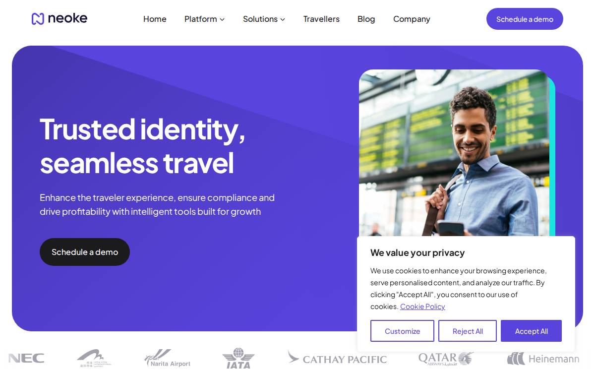 Neoke website preview