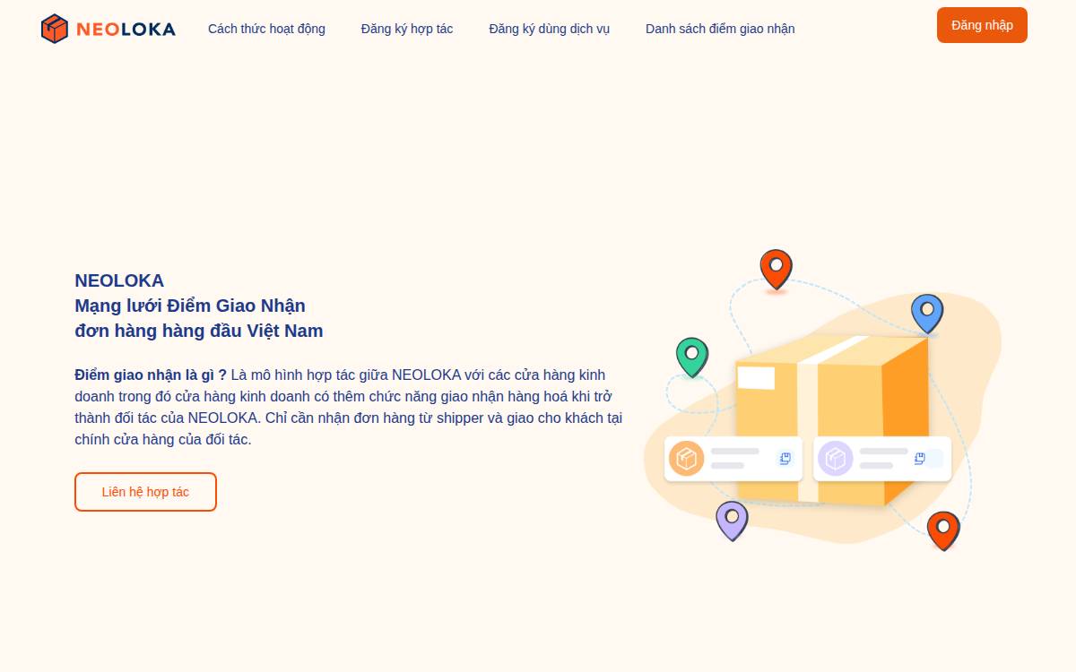 Neoloka website preview