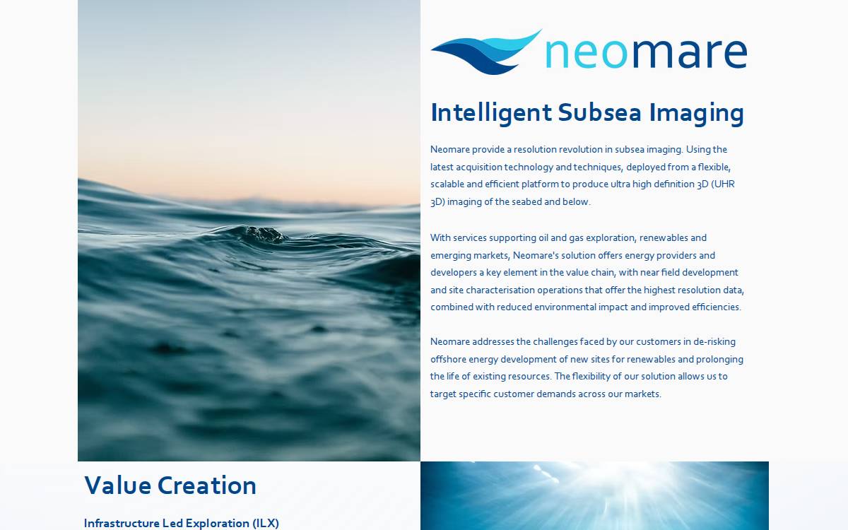 Neomare website preview