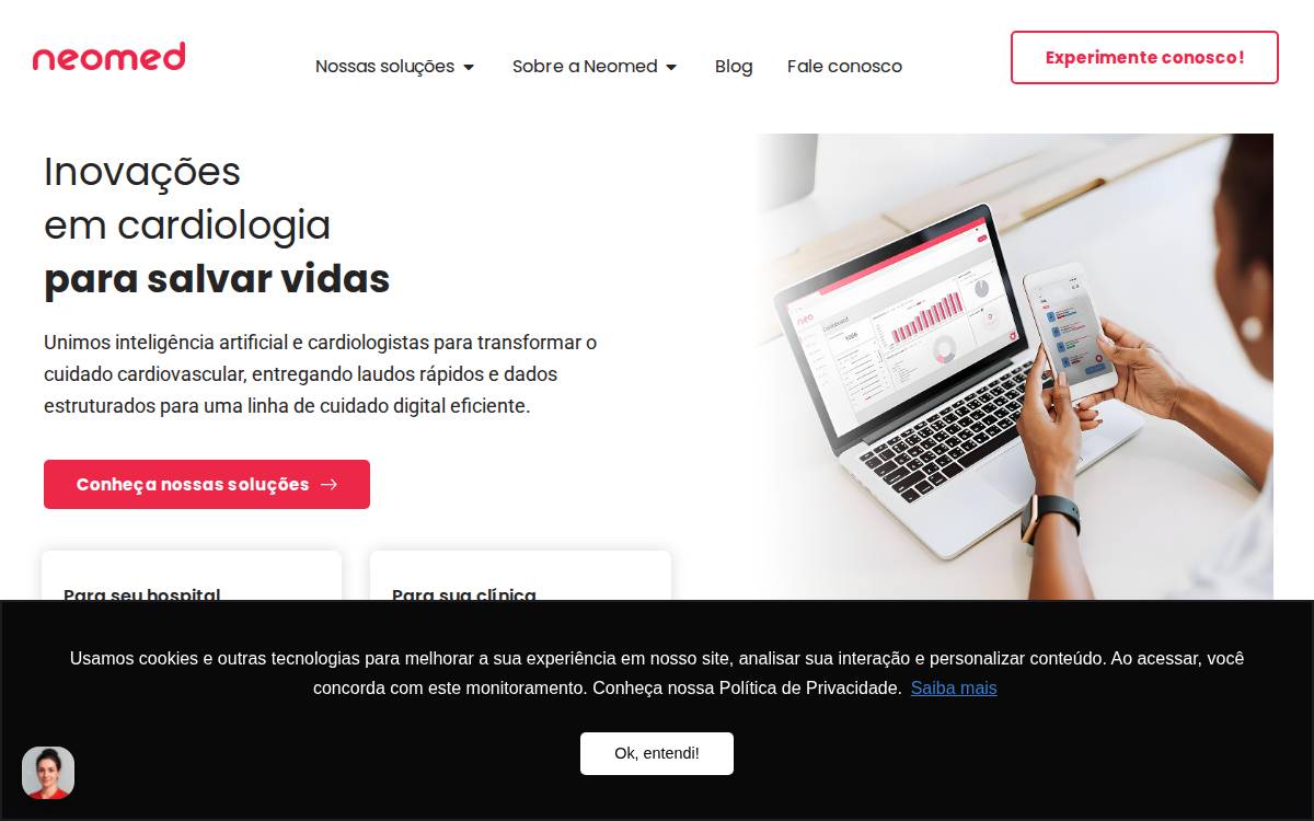 Neomed website preview
