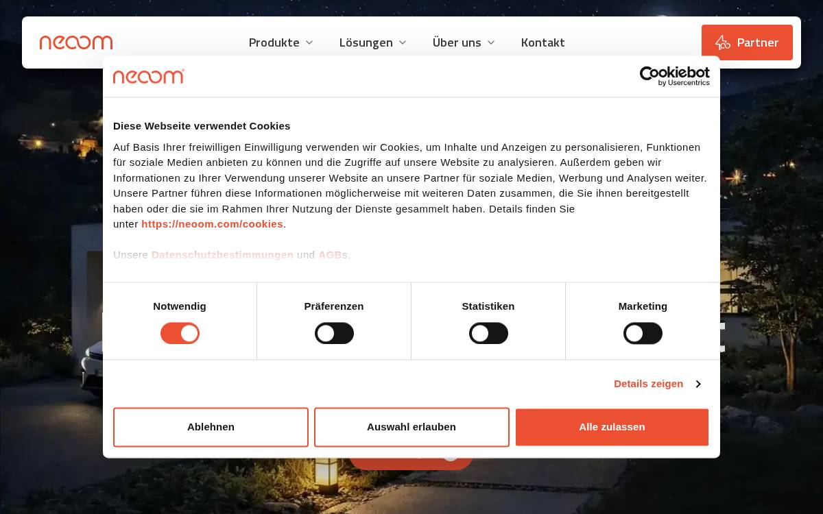 neoom website preview