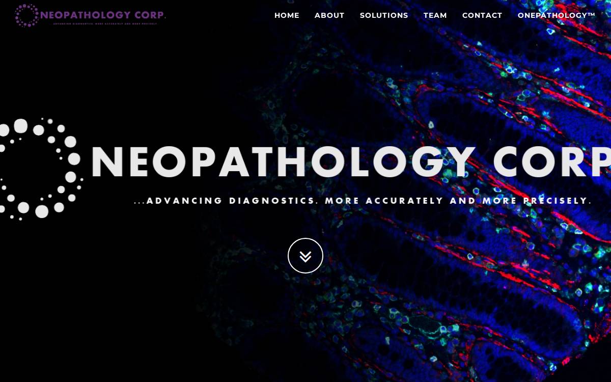 Neopathology website preview