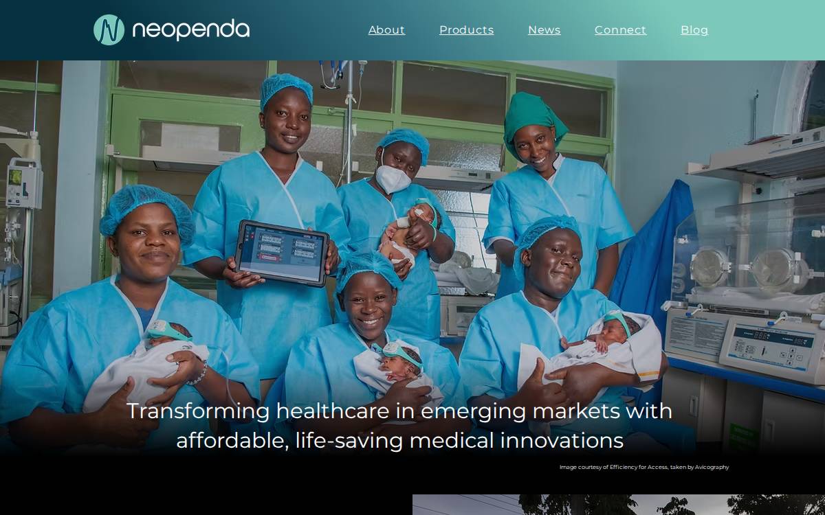 Neopenda website preview