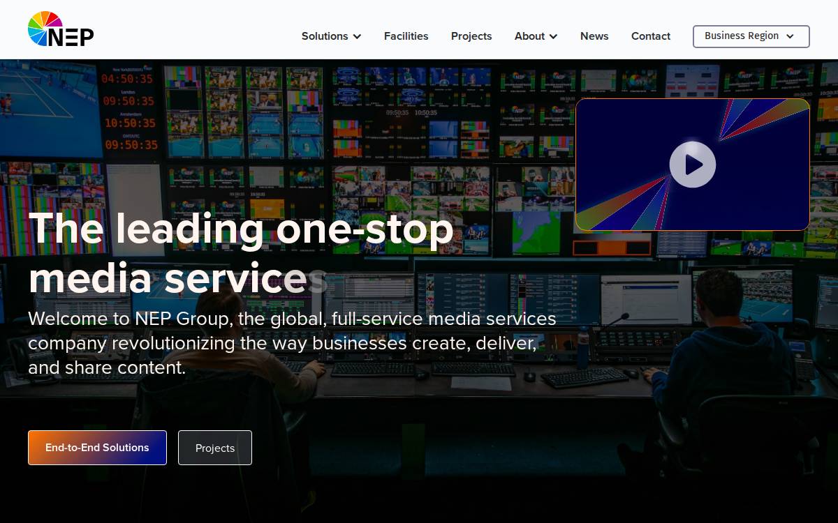 Nepinc website preview
