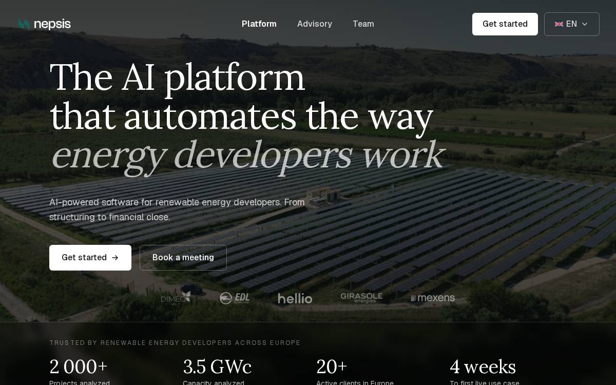 Nepsis website preview