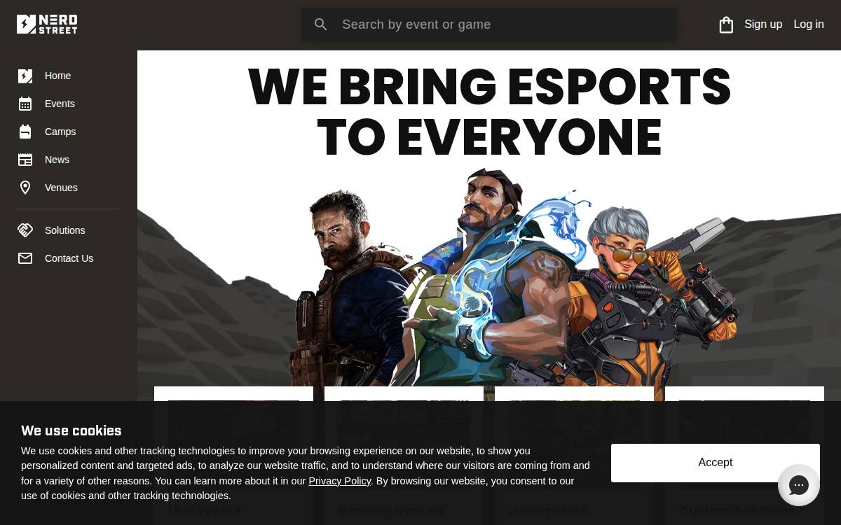 Nerd Street website preview