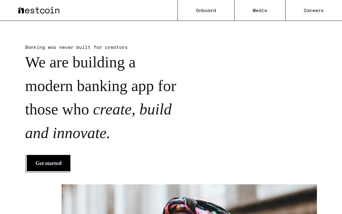 Nestcoin website preview