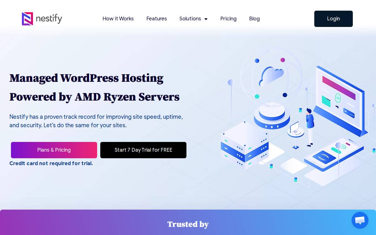 Nestify website preview