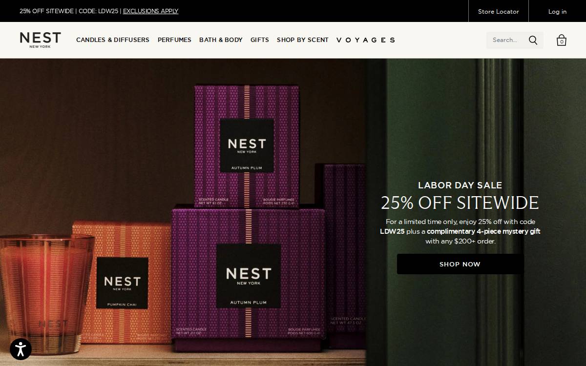 NEST New York website preview