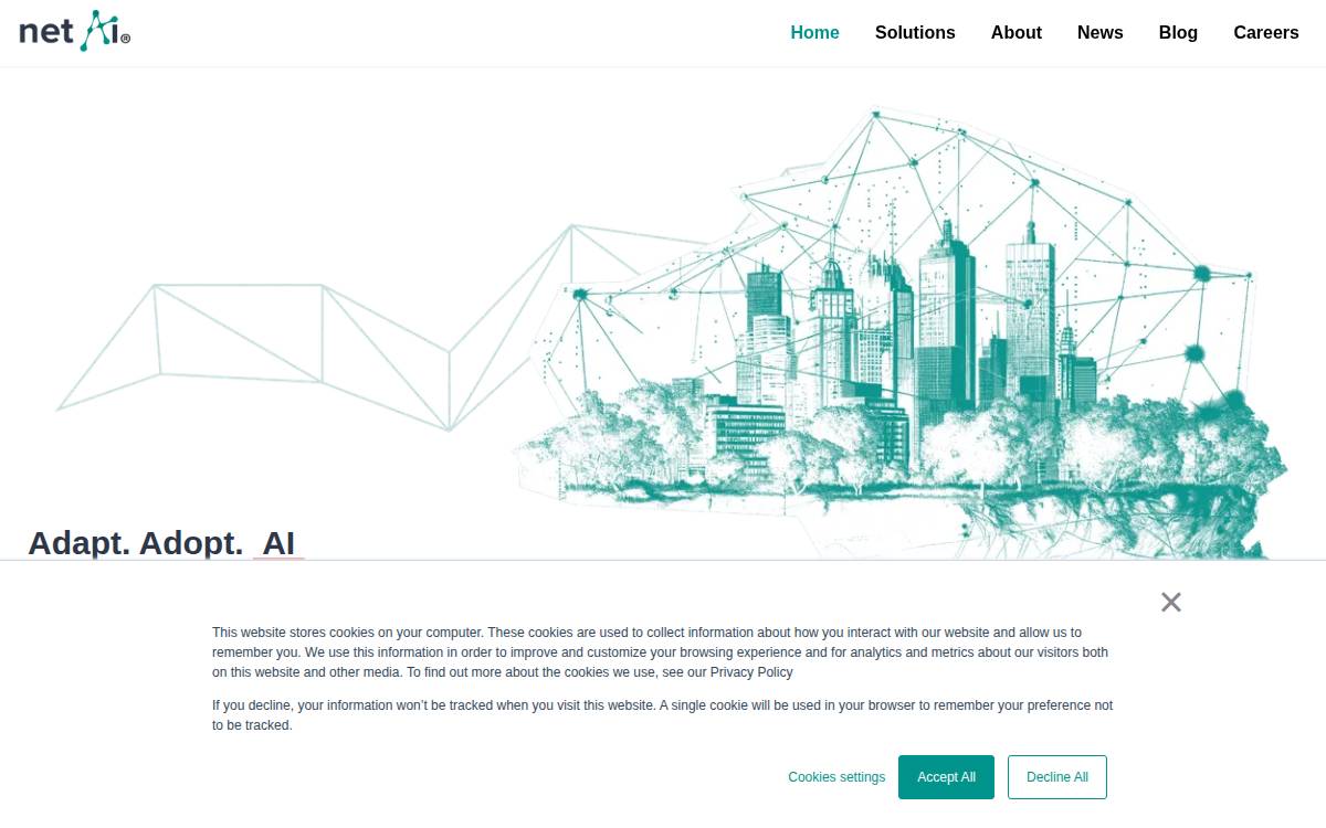 NetAI website preview