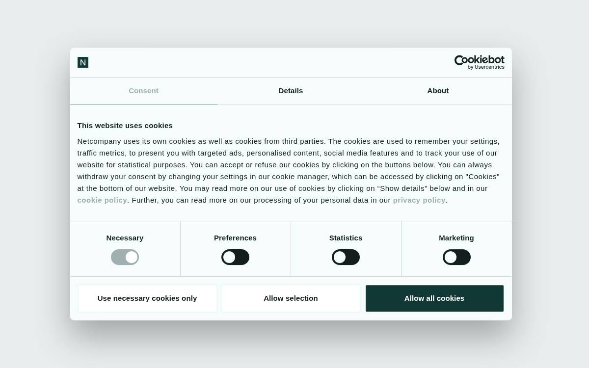 Netcompany website preview