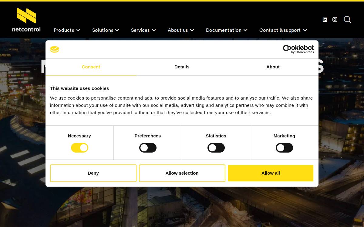 Netcontrol website preview