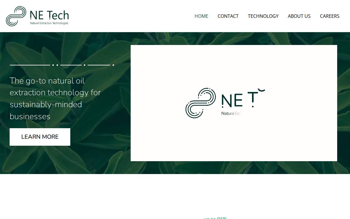 NETech website preview