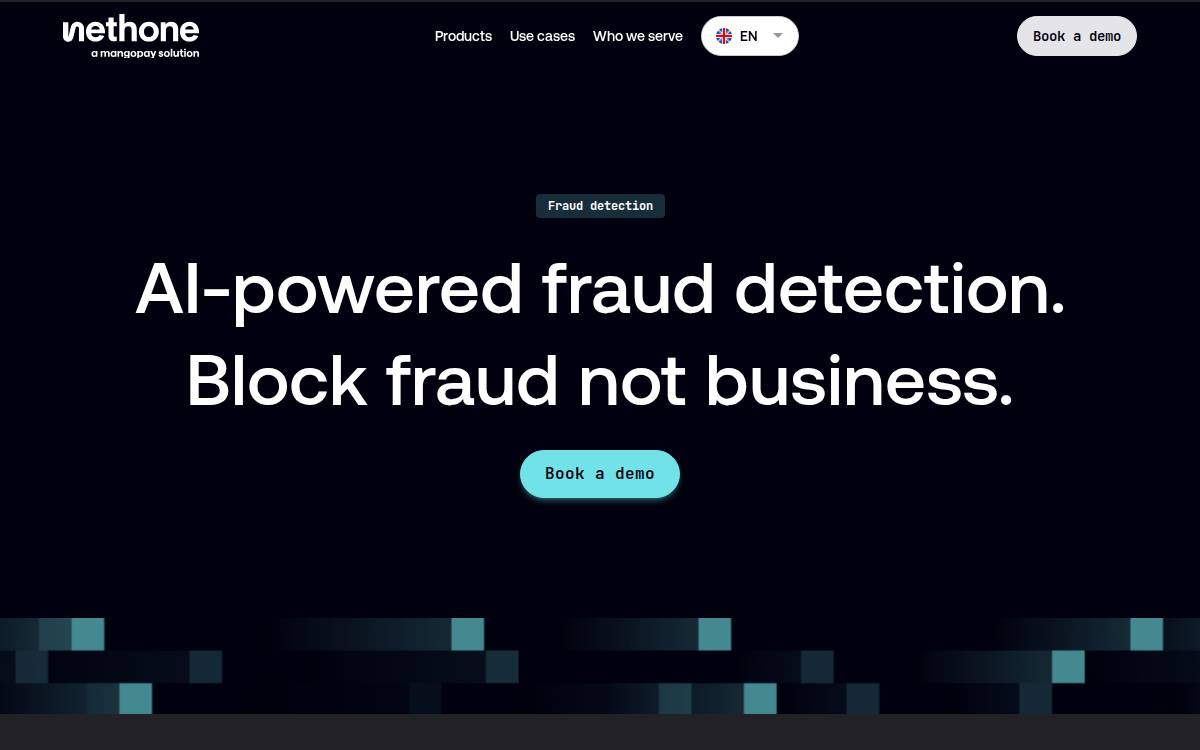 Nethone MangoPay website preview