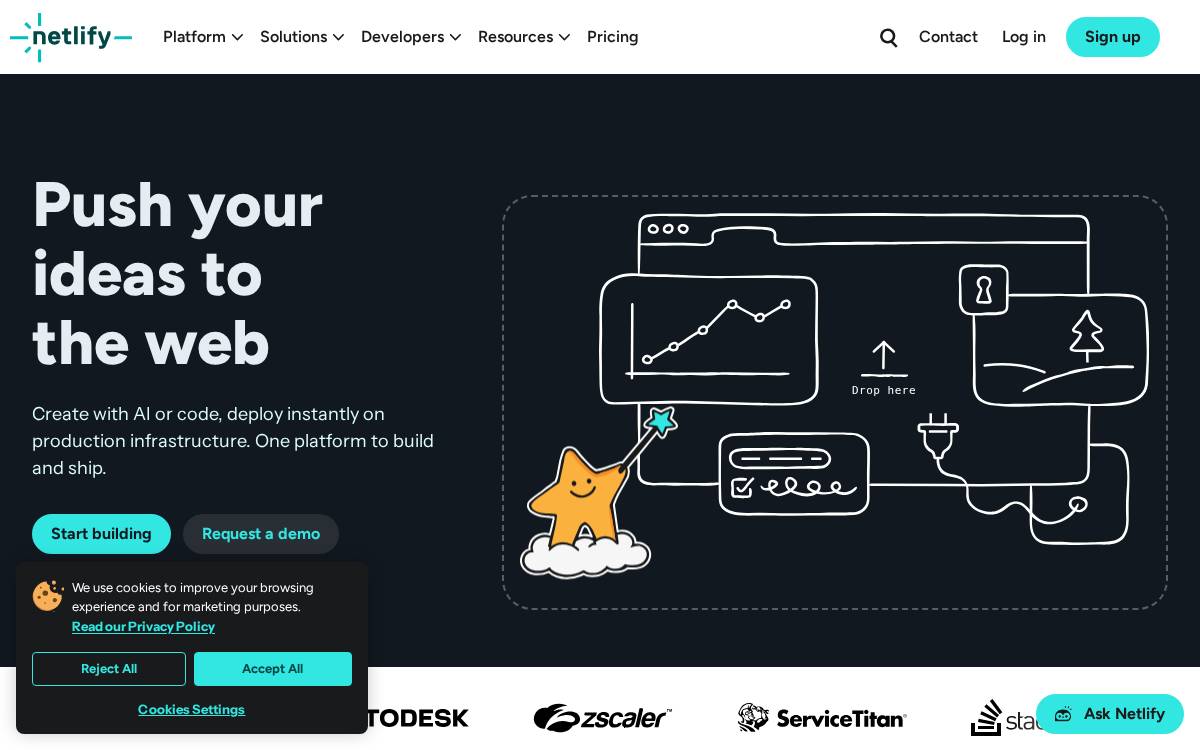 Netlify website preview