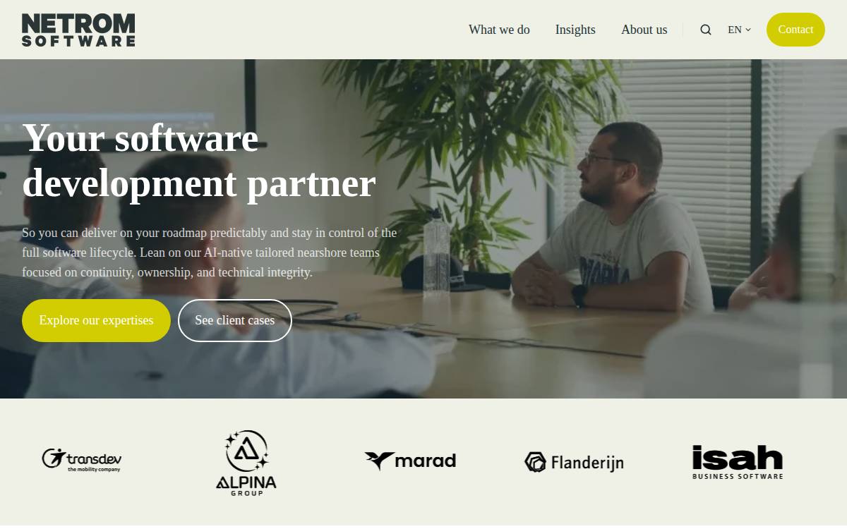 Netrom website preview