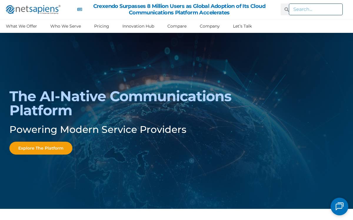 NetSapiens website preview